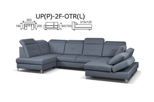 SEDACÍ SOUPRAVA IMONE  UP+2F+OTR  190x363x200
