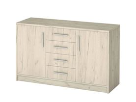 KOMODA GILBERTO 2 140/83/45 CRAFT BÍLÝ