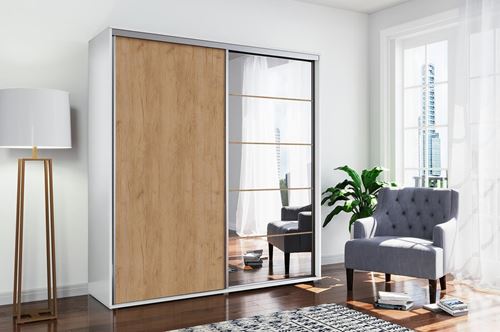 ŠATNÍ SKŘÍŇ ALENA 21 VÝŠKA 245 CM různé šířky
