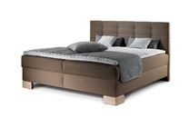ČALOUNĚNÁ MANŽELSKÁ POSTEL Boxspring VIANA S ÚLOŽNÝM PROSTOREM 