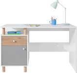 PSACÍ STŮL FARO FR9 125/76/55 BÍLÁ/DUB ARTISAN/ŠEDÁ