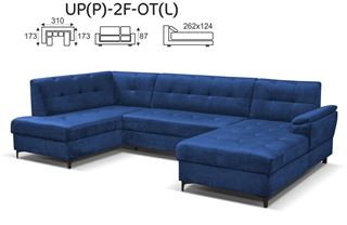 SEDACÍ SOUPRAVA TRAVEN UP-2F-OT 173/310/173 