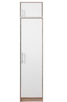 ÚZKÁ ŠATNÍ SKŘÍŇ SMART SR5+SRN5 50/230/56 DUB SONOMA BÍLÁ