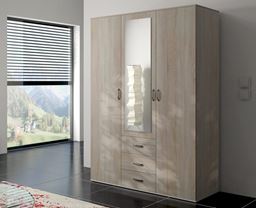 ŠATNÍ SKŘÍŇ OZYRYS 150/210/57 SE ZRCADLEM DUB SONOMA