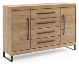Komoda Capri C05 170/108/42 2D4S KOVOVÉ NOHY
