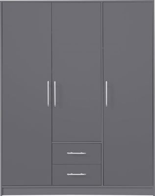 Šatní skříň Smart SR2 150/190/56 bez zrcadla antacit šedá 