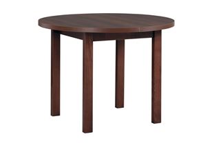 JÍDELNÍ STŮL POLI 2L KULATÝ ROZKLÁDACÍ 100/130 CM