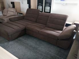 SEDACÍ SOUPRAVA ROMA 306x190 cm hnědá látka Camelia 4506