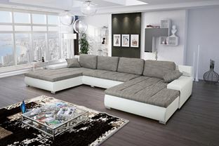 Rohová sedací souprava Toskania U 210x420x210 rozkládací
