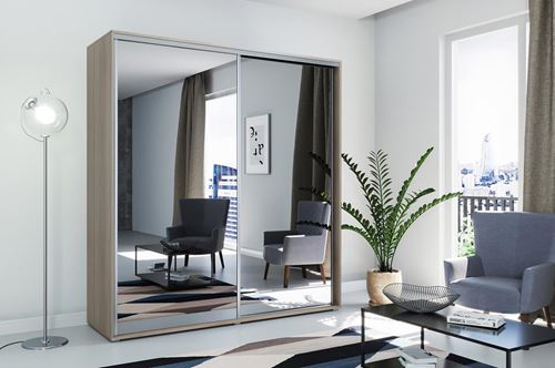 Šatní skříň Alena 1 100 cm výběr výšky a barvy 