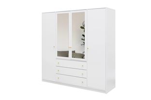 Šatní skříň Siena D4 196 cm se zrcadlem akce
