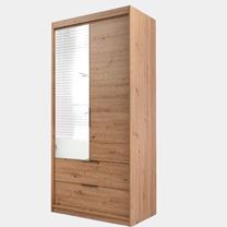 Šatní skříň Majorka 103 se zrcadlem dub artisan 