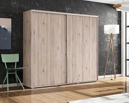 Šatní skříň A15 175x245x62 bez zrcadla sandremo výprodej 