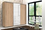 SKŘÍŇ ALENA 28 250/245/62 CM craft zlatý+lacobel bílý