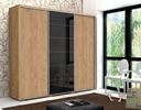 SKŘÍŇ ALENA 28 250/245/62 CM craft zlatý+lacobel černý