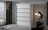 ŠATNÍ SKŘÍŇ MILAN IV.4 150/200/58 BEZ ZRCADLA bílá