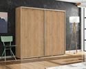 Šatní skříň Alena 15 100x245x62 bez zrcadla výběr barev  craft zlatý imitace dřeva